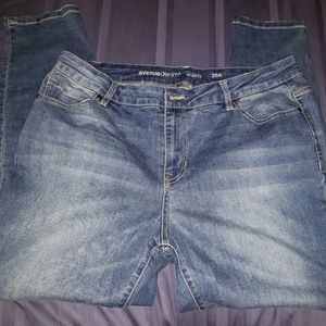 Avenue plus size skinny jeans